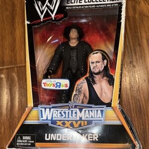 Undertaker Elite Collection WW Wrestle Mania XXVII Detailed Action Figure Black